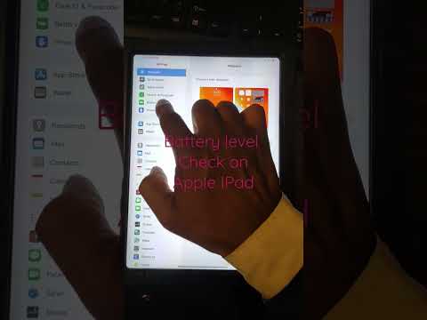 How to check ipad battery usage(apple  ipad)