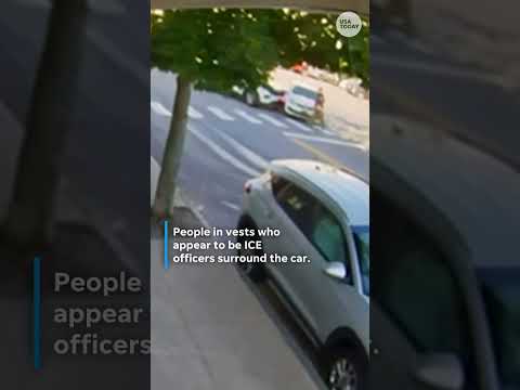 Security camera footage appears to show alleged Maine ICE shooting