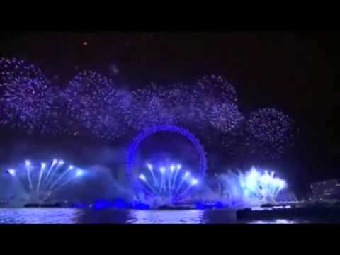 London Fireworks New Year 2014