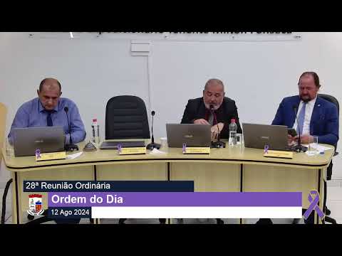 28ª Reunião Ordinária 12/08/2024