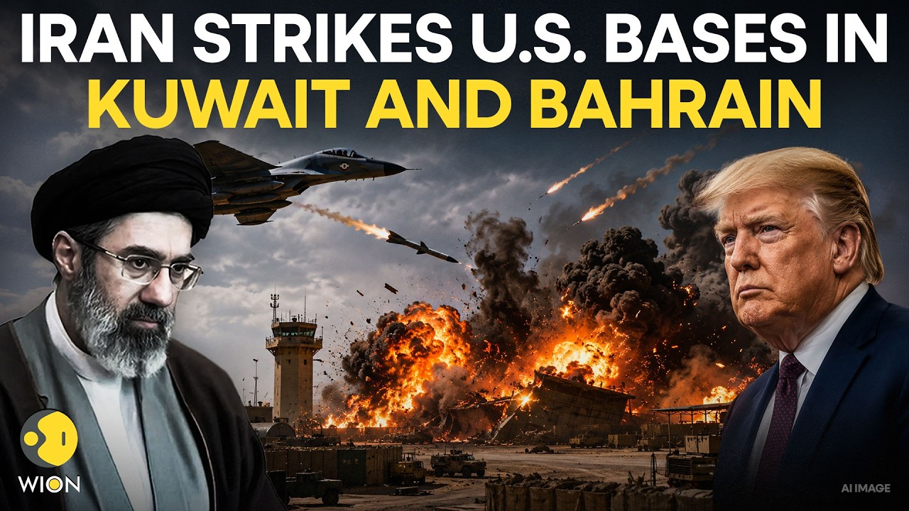 US-Iran War LIVE: Tehran Strikes Multiple US Bases, Explosions Rock Bahrain & Kuwait Base | WION