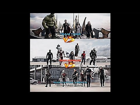 TEAM THOR VS TEAM IRONMAN VS TEAM CAPTAIN AMERICA | BATTLE