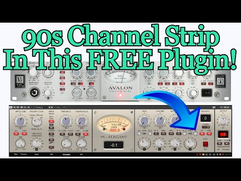 This New FREE Plugin Emulates A Classic 90s Channel Strip? (Not The One You Think)