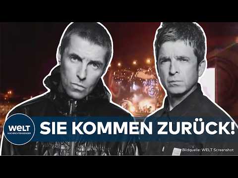 COMEBACK: OASIS begraben das Kriegsbeil nach 15 Jahren und kündigen Tour durch Großbritannien an