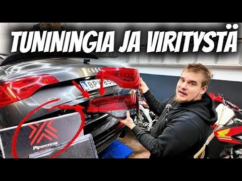 TUUNATAAN JA VIRITETÄÄN AUDIA TILANNE ESKALOITUI