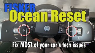 How to reset your Fisker Ocean Console and fix most issues