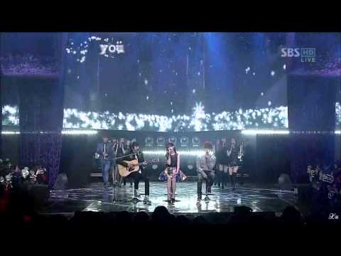 [Vietsub+Kara] Winter Child - Ki Kwang, IU, YongHwa 121209 @ Inkigayo