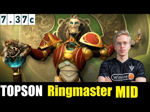 🤯TOPSON [Ringmaster] MID 7.37C - DOTA 2 HIGHEST MMR MATCH #dota2  #dota2gameplay  #topson
