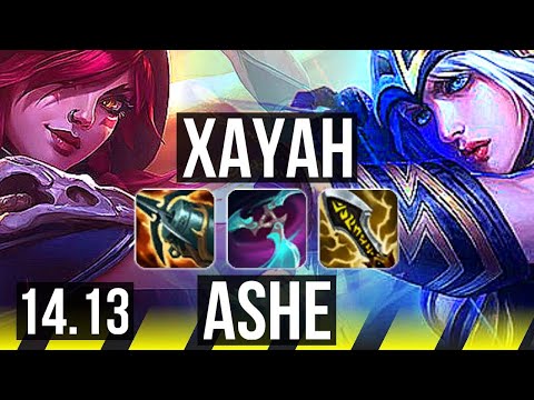 XAYAH & Nami vs ASHE & Pantheon (ADC) | 500+ games, Dominating | BR Diamond | 14.13