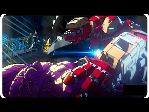Ironman Vs Purple Hulk Fight Scene. 🥵😱               #marvel hulk buster vs Hulk 💚