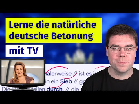 Learn German Rhythm & Stress With TV