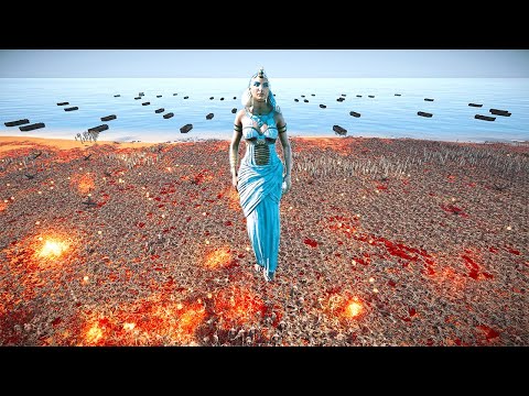 UESB 2 !! CAN QUEEN'S CLEOPATRA DEFEAT ZOMBIES ON THE BEACH | THE BIGGEST BATTLE