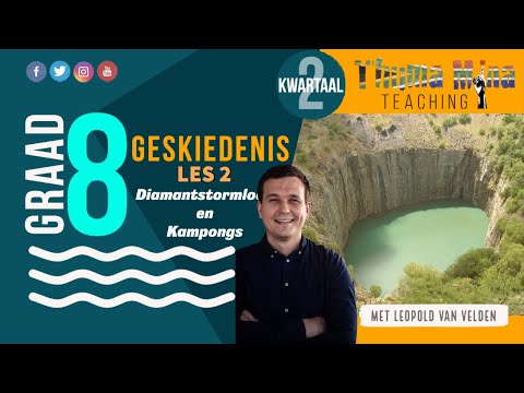 Gr 8 SW Geskiedenis | Kwartaal 2 Les 2 | Minerale Revolusie - Diamantstormloop en Kampongs