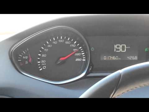 Peugeot 308 on the Autobahn