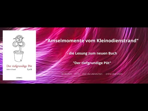 Amselmomente am Kleinodienstrand - die Lesung zum Buch "Der tiefgrundige Pöt"