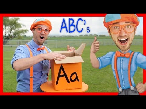 Learn The Alphabet With Blippi | ABC Letter Boxes