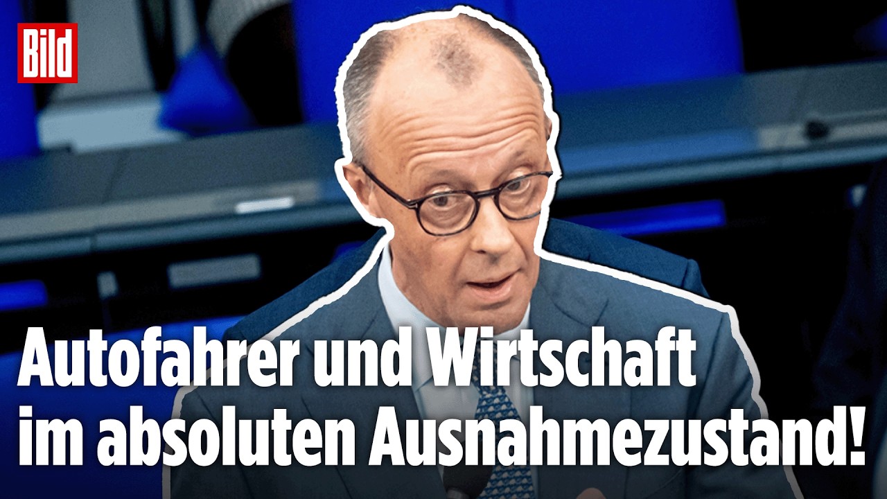 Bundestag beschließt Spritpreis-Bremse | BILD LIVE