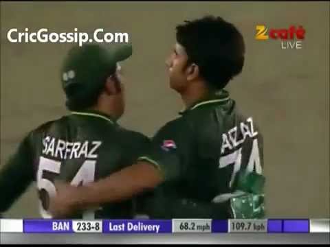 last over of asia cup 2012(mian sajid)