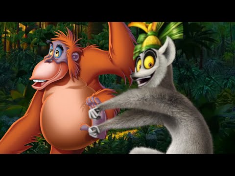 King Julien vs King Louie. Franklin Animates Re-edited Version - FanMade