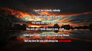 Justin Garner - Unbreakable Lyric