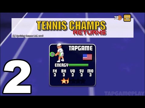 Tennis Champs Returns - Gameplay Walkthrough Part 2 - Chennai Open (iOS) - YouTube