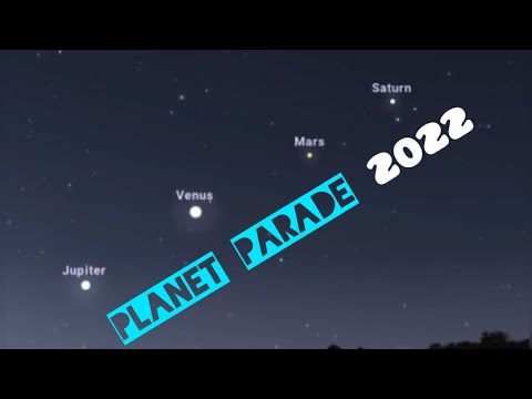 planets parade l planet alignment 2022 l planets parade after 1000 year l Venus Mars Jupiter Saturn