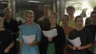 Time's Square subway station - Mennonite singers (9/30/2014)