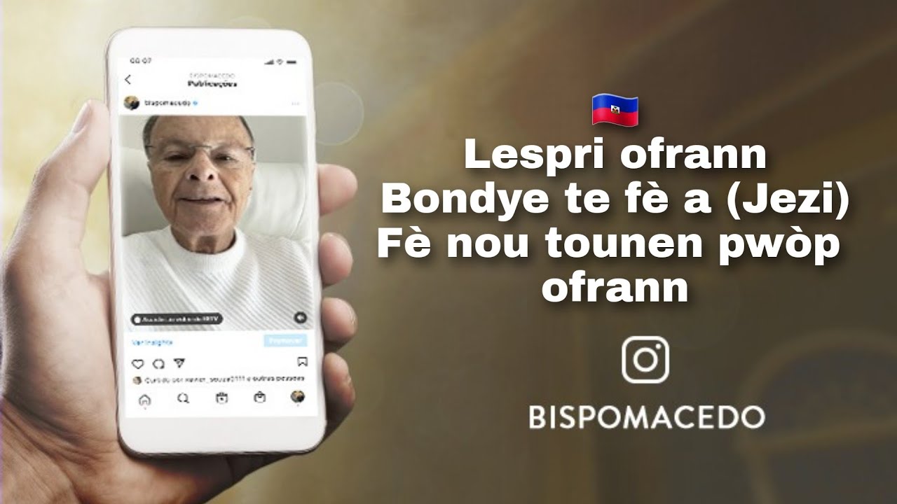 LESPRI OFRANN BONDYE TE FÈ A (JEZI) FÈ NOU TOUNEN PWÒP OFRANN