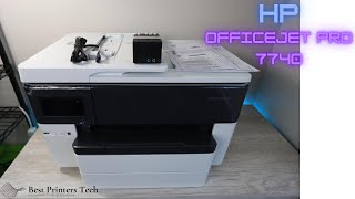 HP Officejet Pro 7740 Unboxing, Setup & Review
