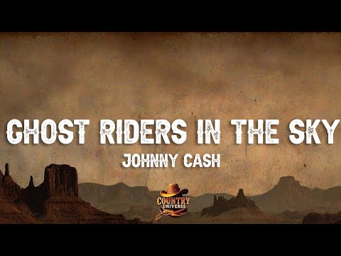 Johnny Cash - Ghost Riders in the Sky (Lyrics)