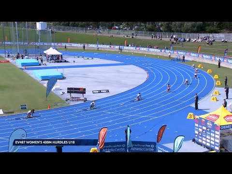 U18 Women 400m Hurdles Final 2022 Australian Track & Field Championships