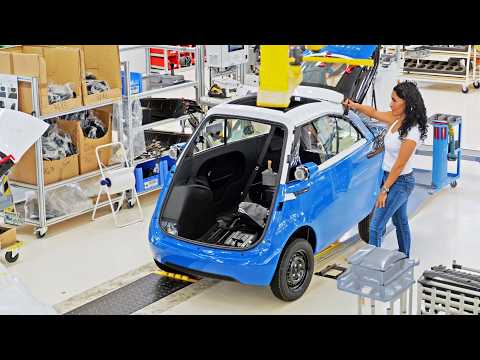 Microlino Production - Retro-Futuristic electric car manufactur in Italy