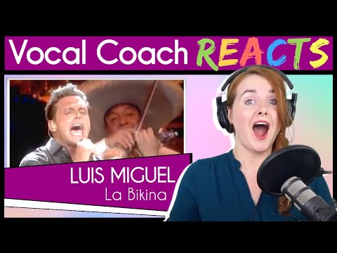 Vocal Coach reacts to Luis Miguel - "La Bikina"  Live En Vivo