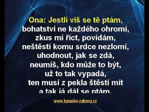 Jestli víš - Iveta Bartošová, Daniel Hůlka Karaoke tip