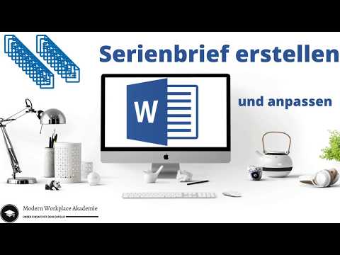 Serienbrief erstellen und anpassen mit Microsoft Word 📰 | Word Tutorial |