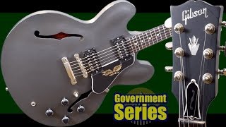 Video thumbnail for The Lone Governor | 2015 Gibson ES 335 Government Series Gun Metal Gray | Review + Demo by The Trogly's Guitar Show