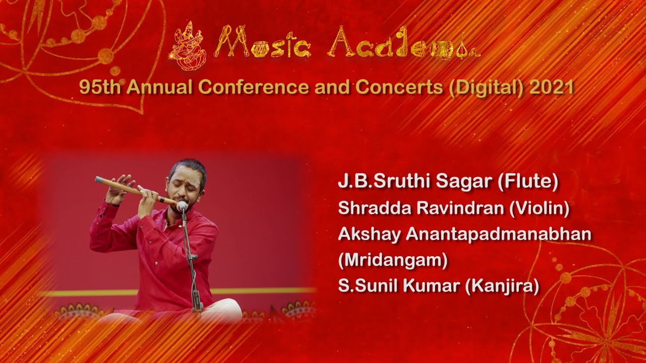 J.B.SRUTHI SAGAR at THE MUSIC ACADEMY MADRAS 2021