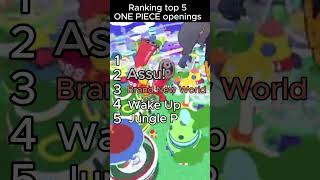 Ranking Top 5 One Piece Openings  #onepiece #anime#opening #top5 #ranking