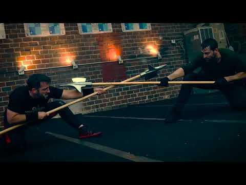 Halberd Fight Ben Aycrigg v Billy Matt Thompson