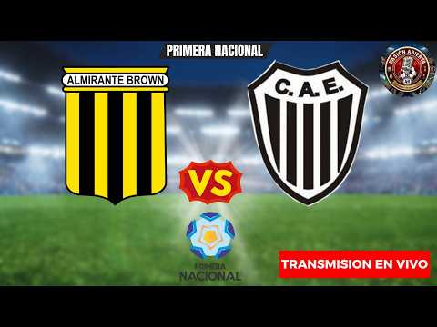 ALTE.BROWN VS. ESTUDIANTES (BA) EN VIVO | PRIMERA NACIONAL  ⬛🟨 vs ⬜⬛⬜ ¡DUELO DE TITANES EN CASANOVA!