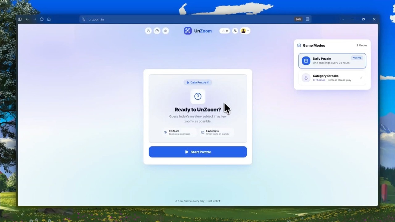 UnZoom video preview