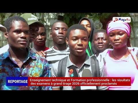 Enseignement technique et Formation professionnelle : les résultats des examens à grand tirage 2026