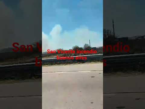 san Vicente incendio buenos aires