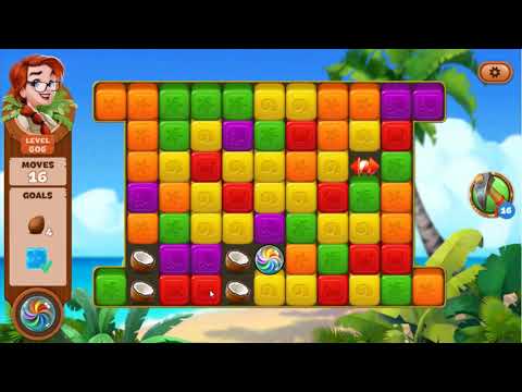 Lost Island Blast Adventure Level 606 - No Boosters