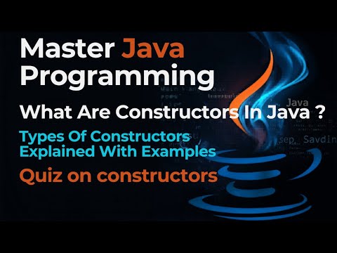 Constructors In Java Javaprogramming Javaforbeginners Javatutorials Javaconstructorsinjava