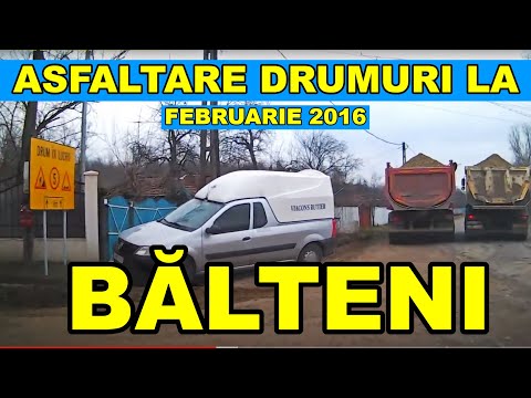 Primaria Balteni jud Vaslui investitii in modernizare drumuri comunale febr. 2016