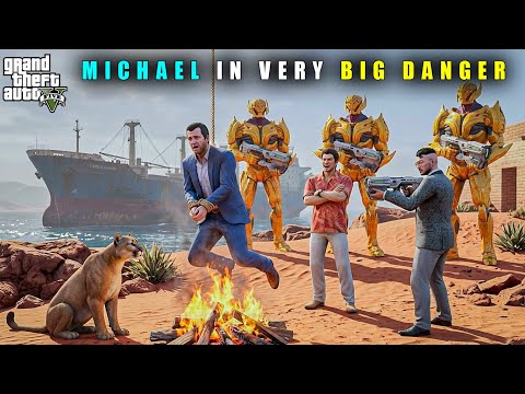 GTA 5 : MICHAEL IN VERY BIG DANGER || BB GAMING