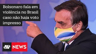 Bolsonaro diz que STF beneficia Lula e alerta para ‘convulsão’ em 2022 caso o petista seja eleito