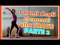 I NOMI DEGLI ELEMENTI ALLA TRAVE Parte 2 Ginnastica Artistica CSB