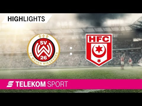 SV Wehen Wiesbaden - Hallescher FC | 11. Spieltag 18/19 | Telekom Sport